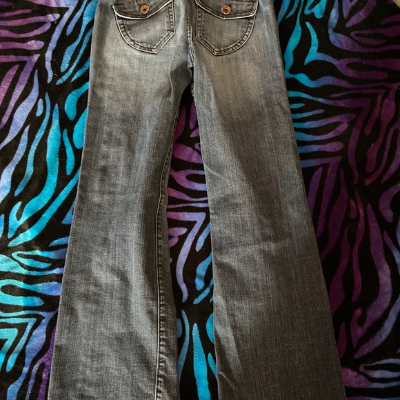 Express X2 flare wide leg jeans🦋🦋 - Picture 3 of 8